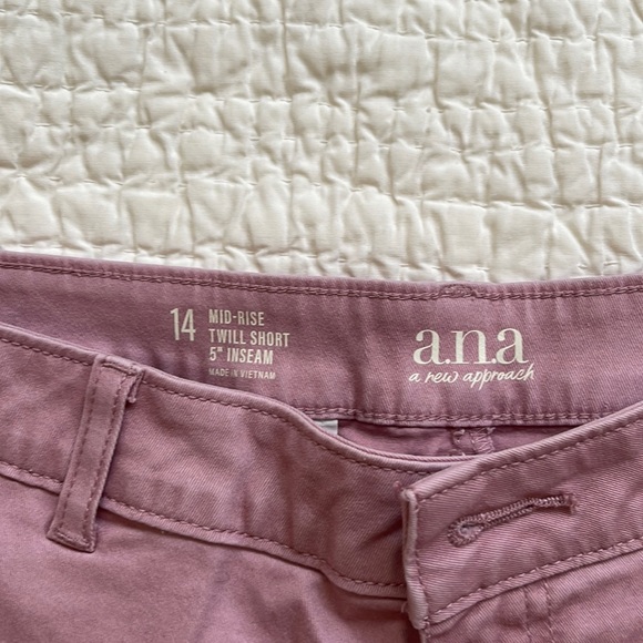 Pink Mid Rise Shorts - Picture 2 of 3